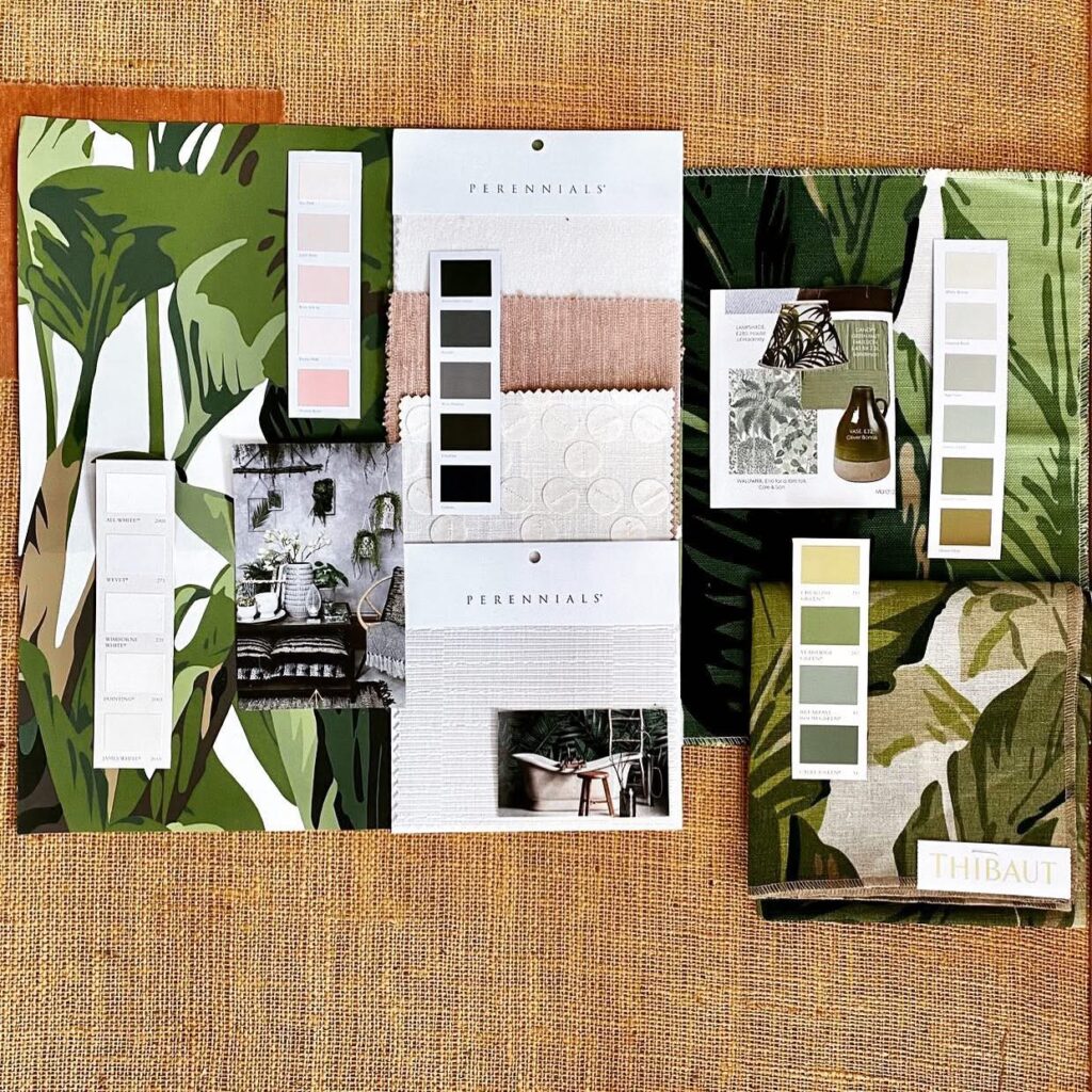 Interior design mood boards East Sussex & Kent. Bespoke room designs at reasonable prices